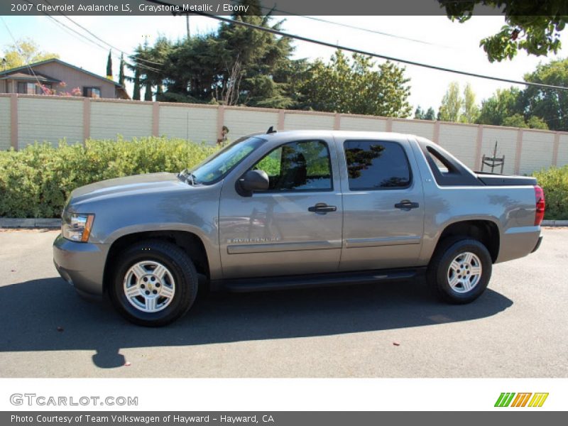 Graystone Metallic / Ebony 2007 Chevrolet Avalanche LS