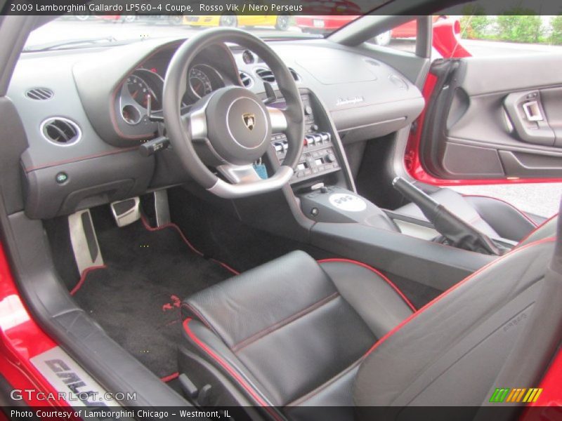 Nero Perseus Interior - 2009 Gallardo LP560-4 Coupe 