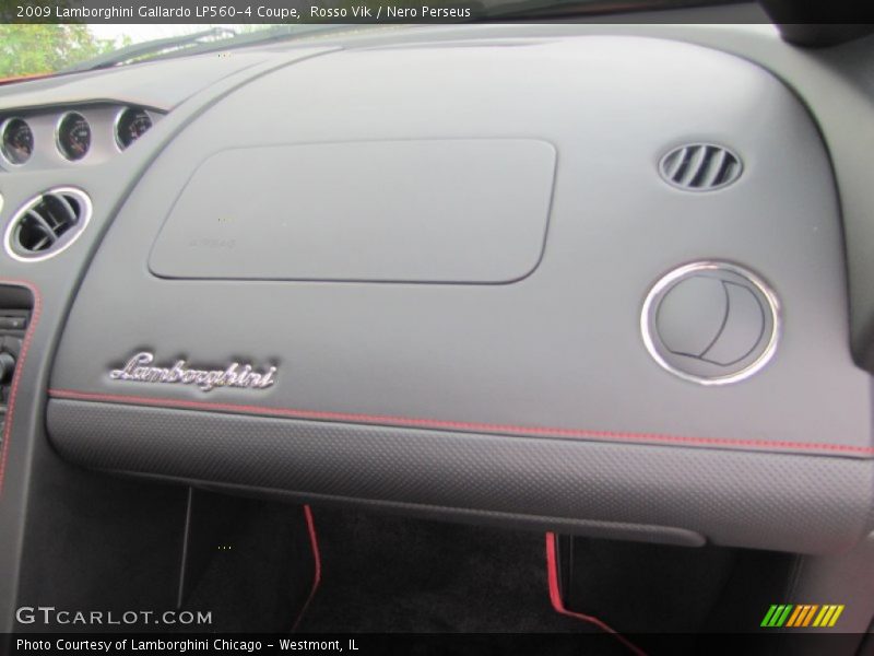 Rosso Vik / Nero Perseus 2009 Lamborghini Gallardo LP560-4 Coupe