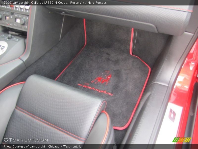 Rosso Vik / Nero Perseus 2009 Lamborghini Gallardo LP560-4 Coupe