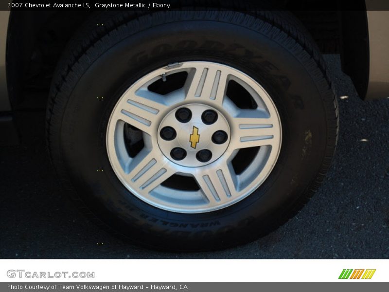 Graystone Metallic / Ebony 2007 Chevrolet Avalanche LS