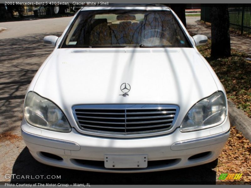Glacier White / Shell 2001 Mercedes-Benz S 430 Sedan