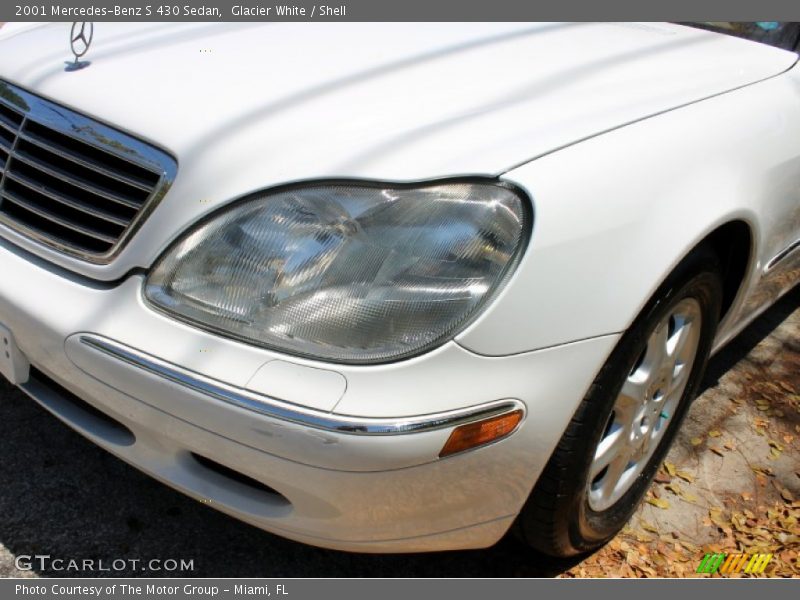 Glacier White / Shell 2001 Mercedes-Benz S 430 Sedan
