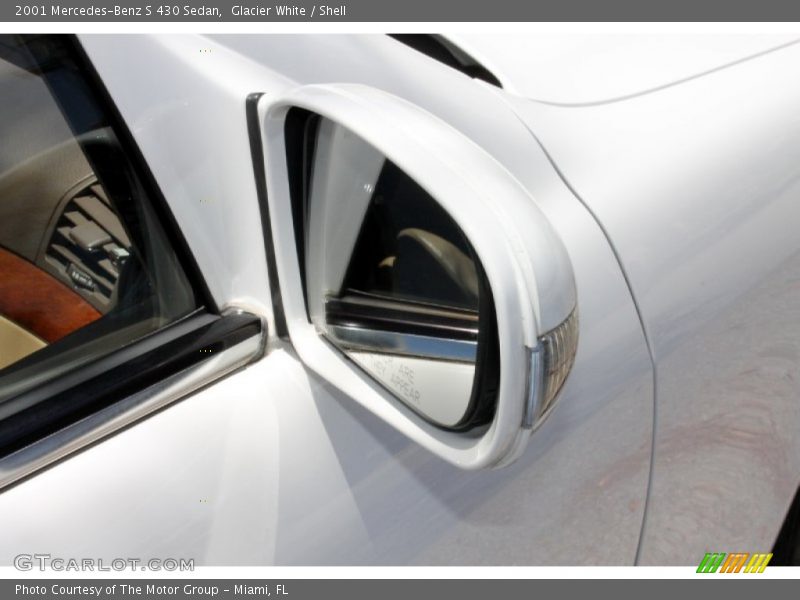 Glacier White / Shell 2001 Mercedes-Benz S 430 Sedan