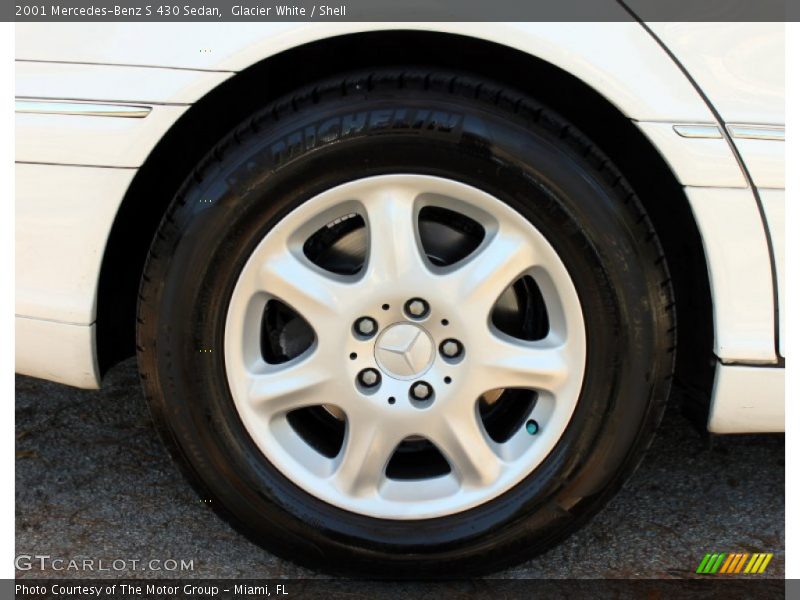 Glacier White / Shell 2001 Mercedes-Benz S 430 Sedan