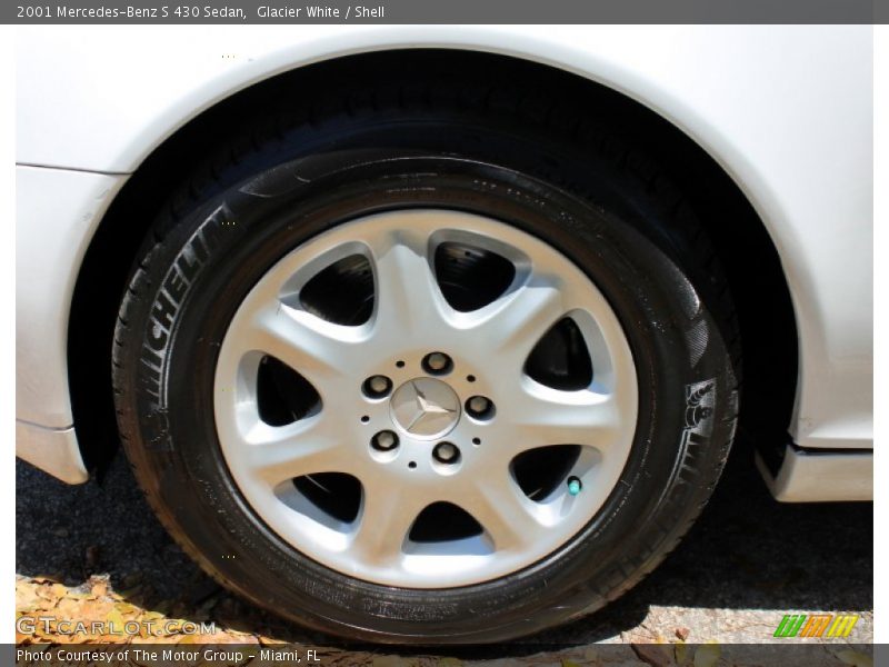Glacier White / Shell 2001 Mercedes-Benz S 430 Sedan