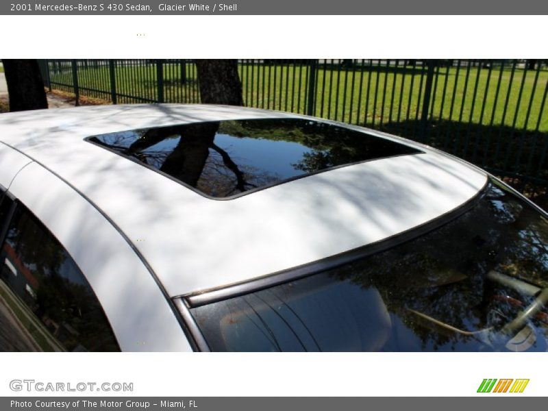 Glacier White / Shell 2001 Mercedes-Benz S 430 Sedan