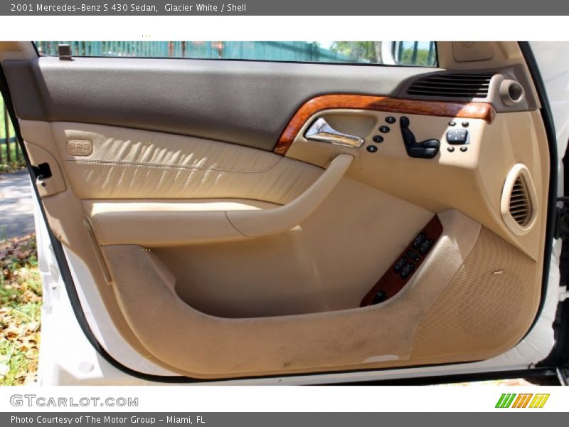 Glacier White / Shell 2001 Mercedes-Benz S 430 Sedan