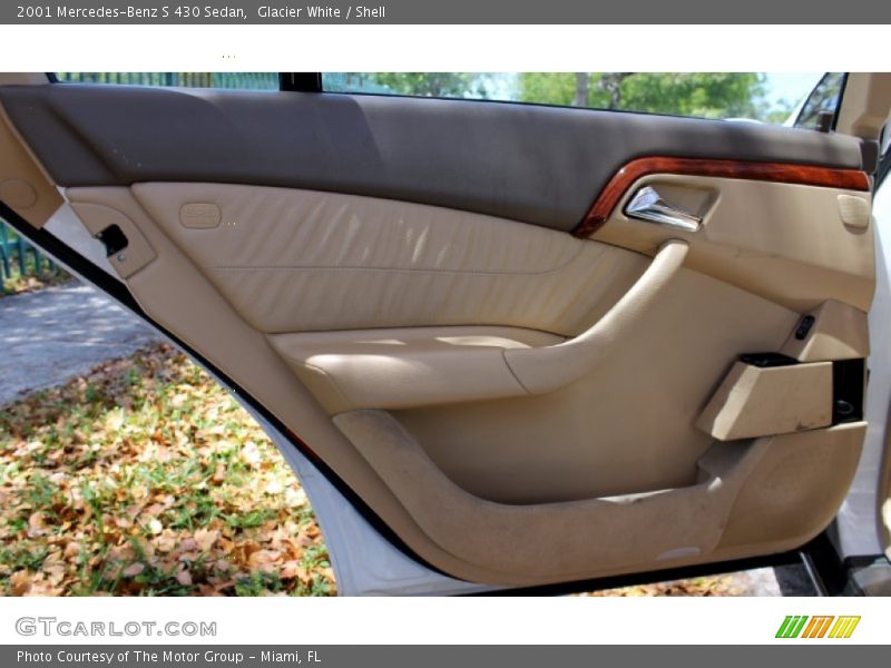 Glacier White / Shell 2001 Mercedes-Benz S 430 Sedan