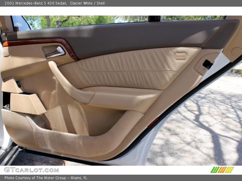 Glacier White / Shell 2001 Mercedes-Benz S 430 Sedan