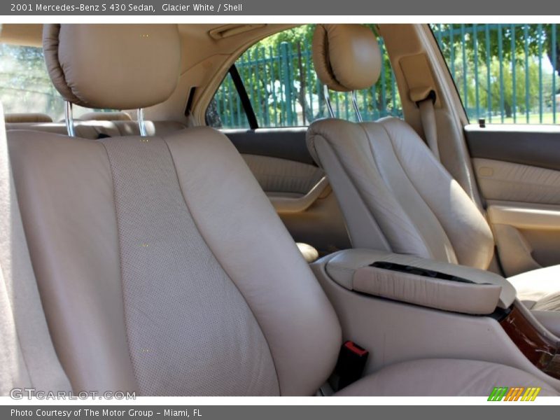 Glacier White / Shell 2001 Mercedes-Benz S 430 Sedan