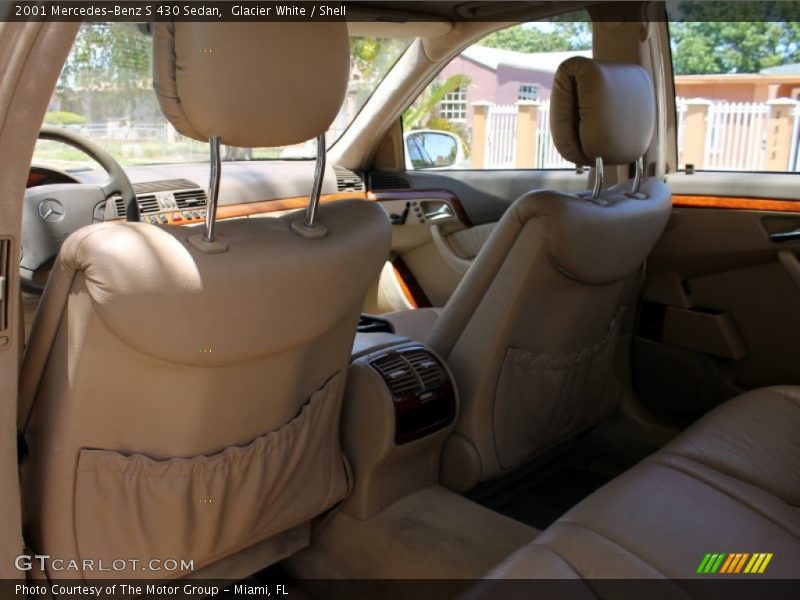 Glacier White / Shell 2001 Mercedes-Benz S 430 Sedan