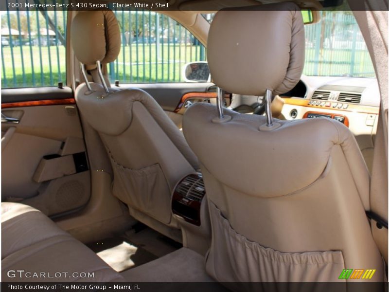 Glacier White / Shell 2001 Mercedes-Benz S 430 Sedan