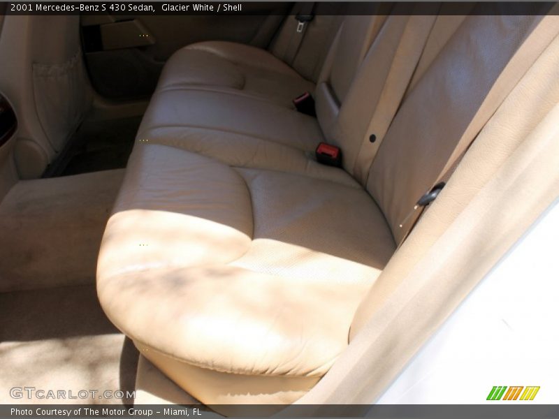 Glacier White / Shell 2001 Mercedes-Benz S 430 Sedan