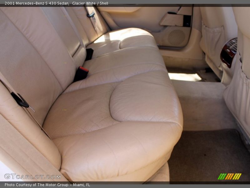 Glacier White / Shell 2001 Mercedes-Benz S 430 Sedan