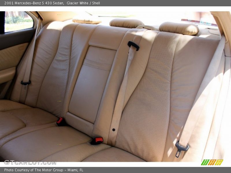 Glacier White / Shell 2001 Mercedes-Benz S 430 Sedan