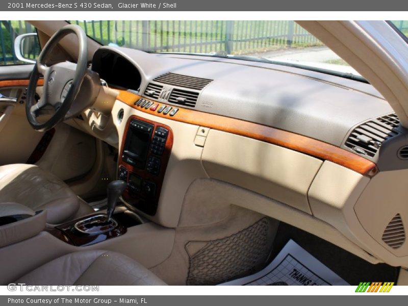 Glacier White / Shell 2001 Mercedes-Benz S 430 Sedan