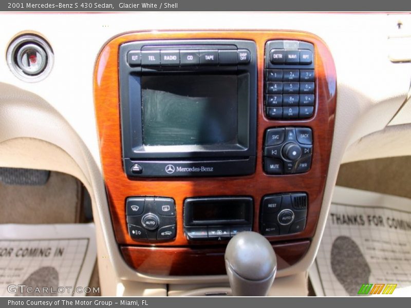 Glacier White / Shell 2001 Mercedes-Benz S 430 Sedan