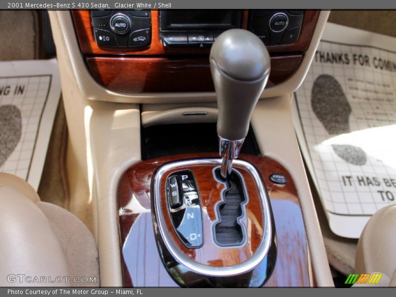 Glacier White / Shell 2001 Mercedes-Benz S 430 Sedan