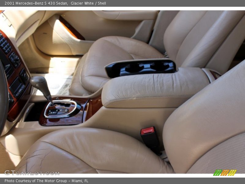 Glacier White / Shell 2001 Mercedes-Benz S 430 Sedan