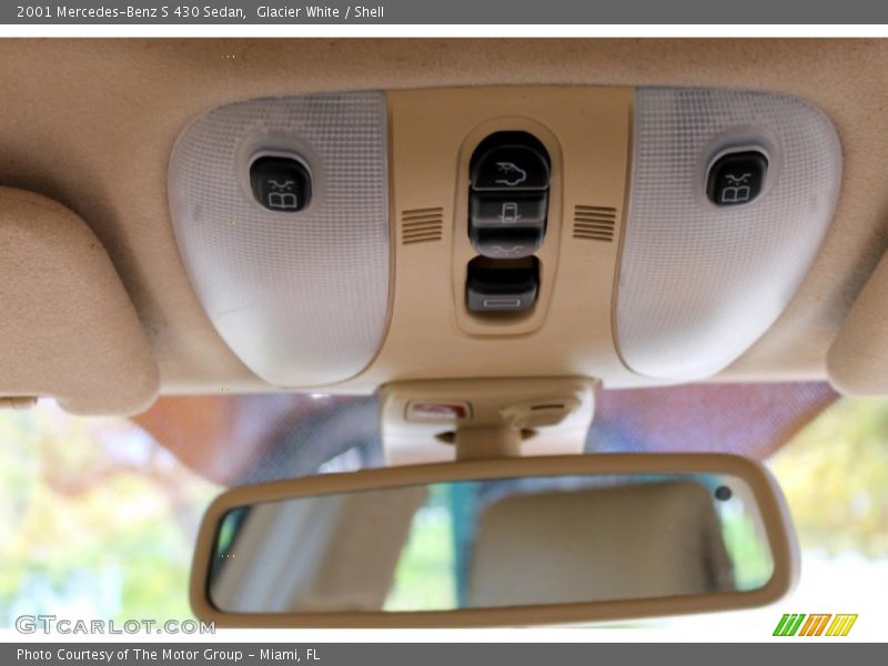 Glacier White / Shell 2001 Mercedes-Benz S 430 Sedan