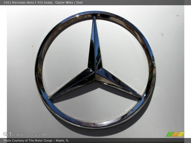 Glacier White / Shell 2001 Mercedes-Benz S 430 Sedan