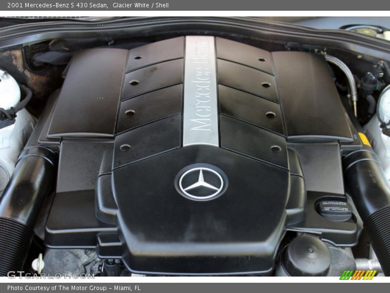 Glacier White / Shell 2001 Mercedes-Benz S 430 Sedan