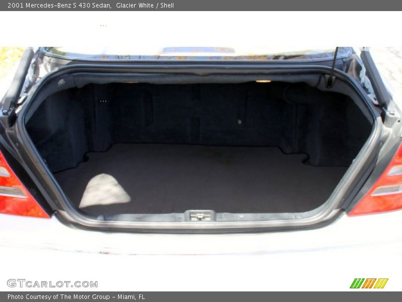 Glacier White / Shell 2001 Mercedes-Benz S 430 Sedan
