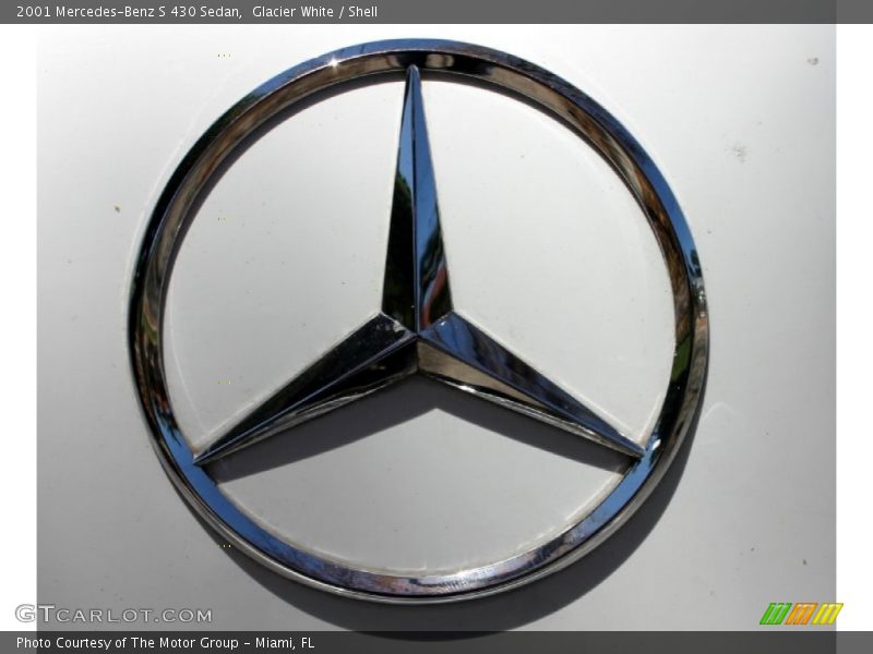 Glacier White / Shell 2001 Mercedes-Benz S 430 Sedan