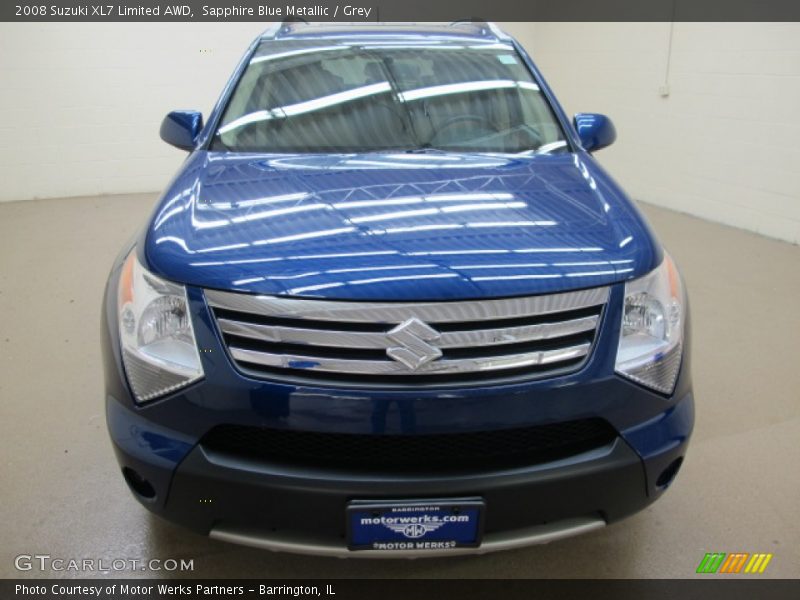 Sapphire Blue Metallic / Grey 2008 Suzuki XL7 Limited AWD