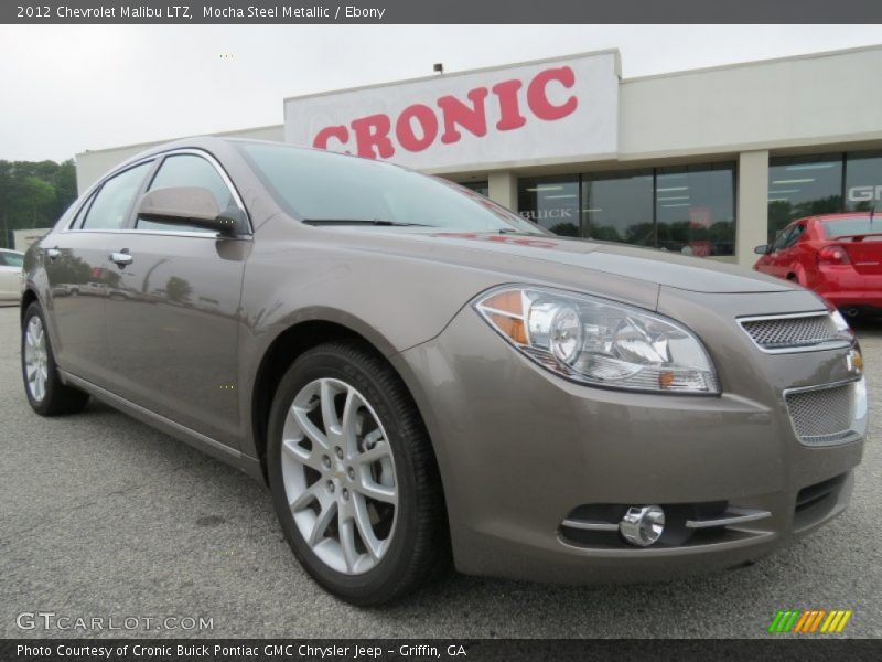 Mocha Steel Metallic / Ebony 2012 Chevrolet Malibu LTZ
