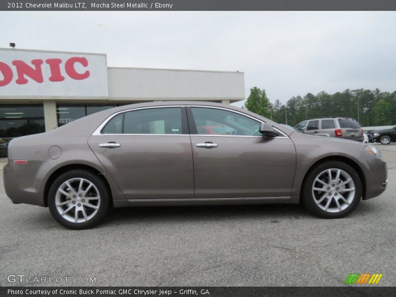 Mocha Steel Metallic / Ebony 2012 Chevrolet Malibu LTZ