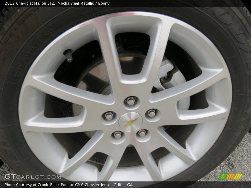 Mocha Steel Metallic / Ebony 2012 Chevrolet Malibu LTZ