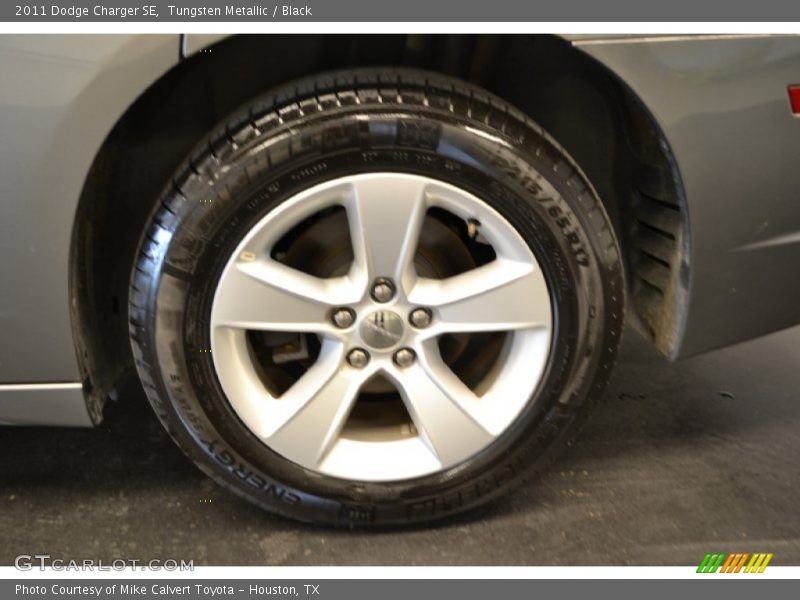 Tungsten Metallic / Black 2011 Dodge Charger SE
