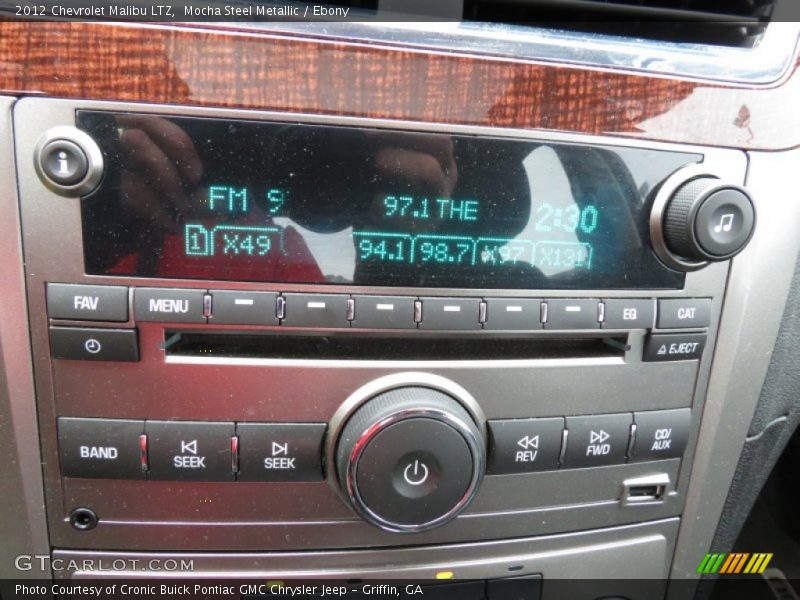 Mocha Steel Metallic / Ebony 2012 Chevrolet Malibu LTZ