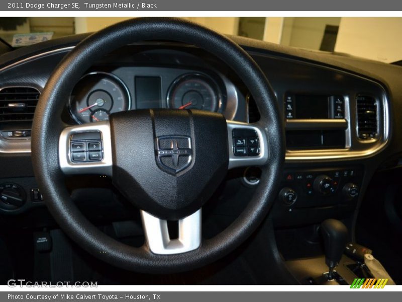 Tungsten Metallic / Black 2011 Dodge Charger SE