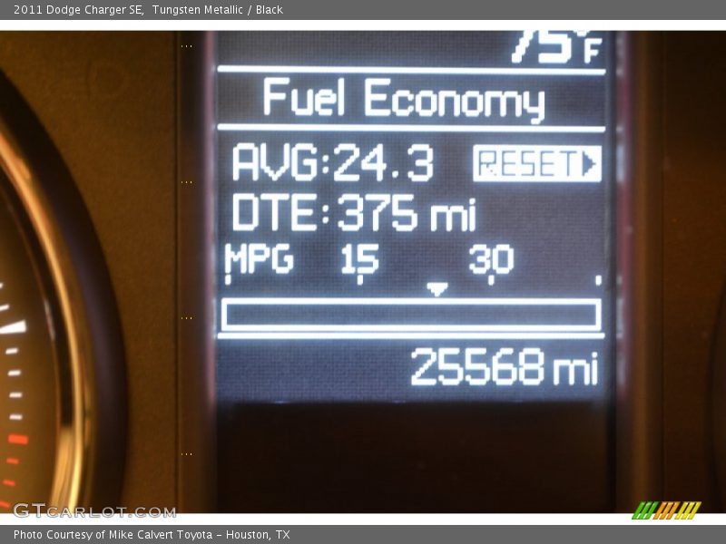 Tungsten Metallic / Black 2011 Dodge Charger SE