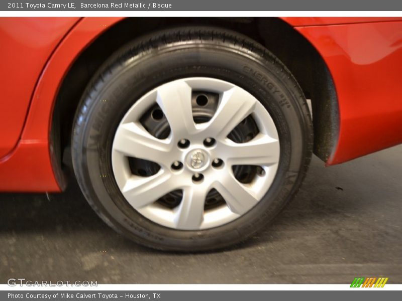 Barcelona Red Metallic / Bisque 2011 Toyota Camry LE