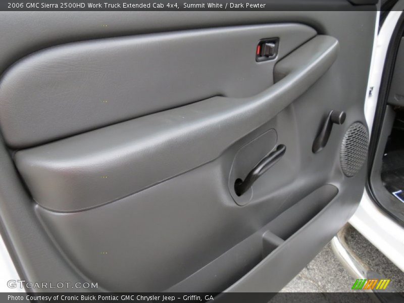 Summit White / Dark Pewter 2006 GMC Sierra 2500HD Work Truck Extended Cab 4x4