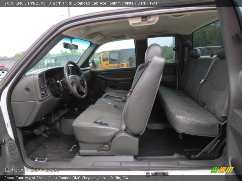 Summit White / Dark Pewter 2006 GMC Sierra 2500HD Work Truck Extended Cab 4x4