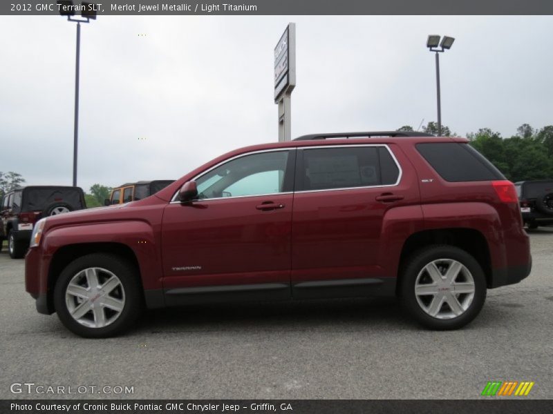 Merlot Jewel Metallic / Light Titanium 2012 GMC Terrain SLT