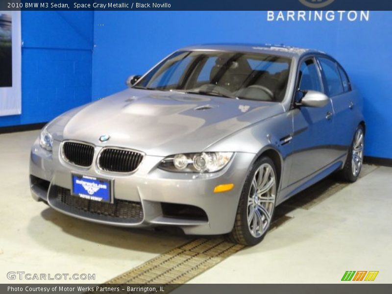 Space Gray Metallic / Black Novillo 2010 BMW M3 Sedan