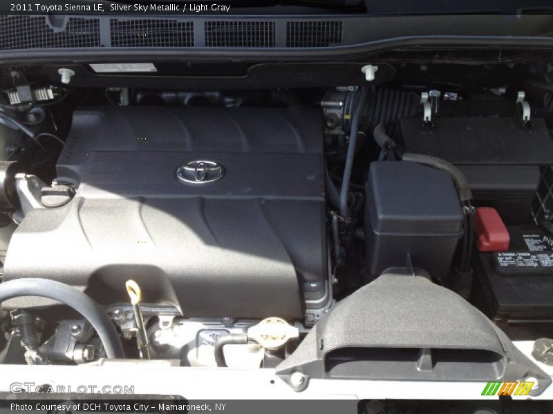 Silver Sky Metallic / Light Gray 2011 Toyota Sienna LE