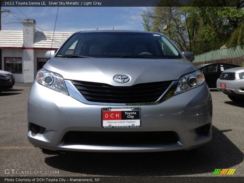 Silver Sky Metallic / Light Gray 2011 Toyota Sienna LE