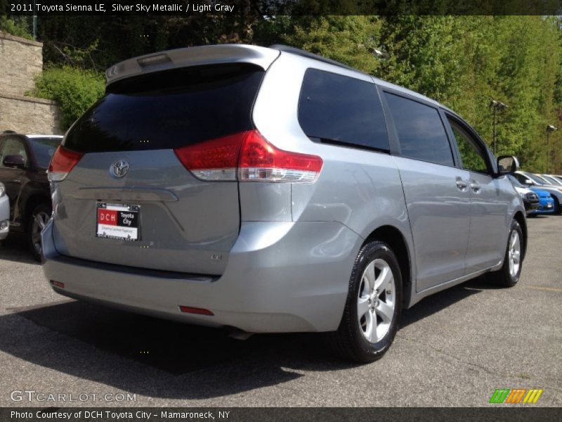 Silver Sky Metallic / Light Gray 2011 Toyota Sienna LE