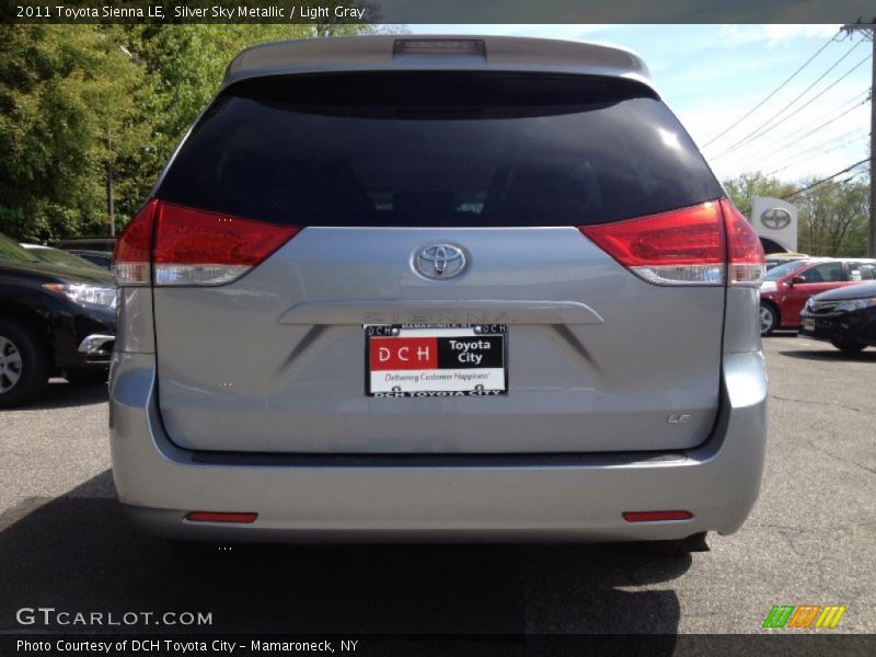 Silver Sky Metallic / Light Gray 2011 Toyota Sienna LE