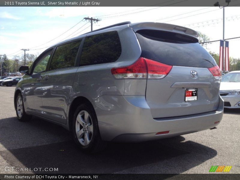 Silver Sky Metallic / Light Gray 2011 Toyota Sienna LE