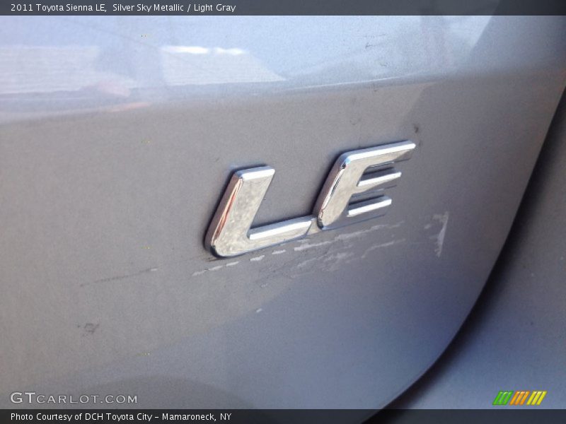 Silver Sky Metallic / Light Gray 2011 Toyota Sienna LE