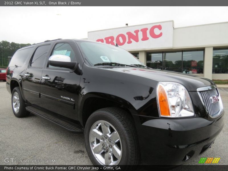 Onyx Black / Ebony 2012 GMC Yukon XL SLT