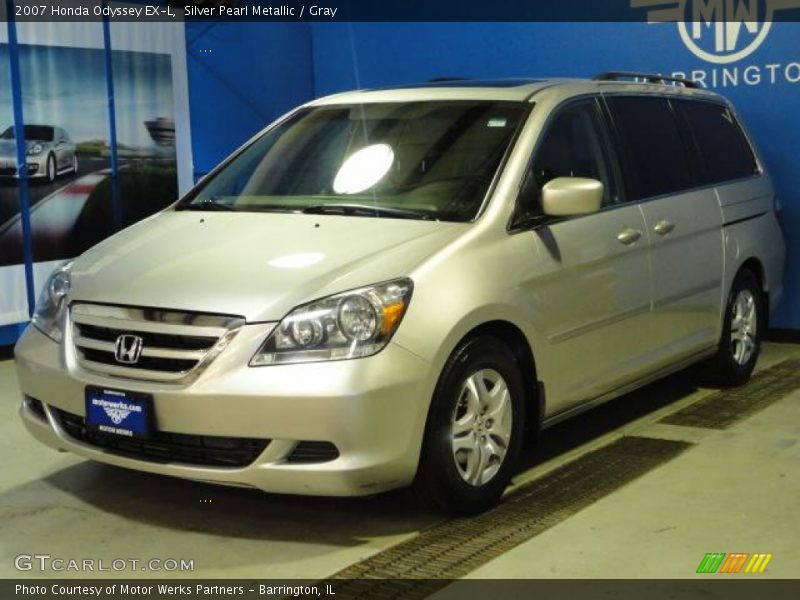 Silver Pearl Metallic / Gray 2007 Honda Odyssey EX-L